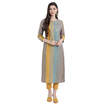 Multicolor Daily   Wear Only Kurti-NH575-XXL