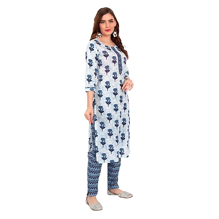 Kurta Pant Set-M-2