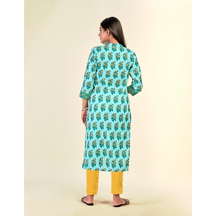 Pure Cotton Daliy Wear Printed Kurti-M-1