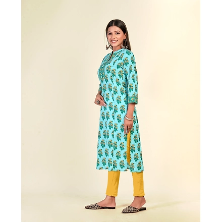 Pure Cotton Daliy Wear Printed Kurti-M-2