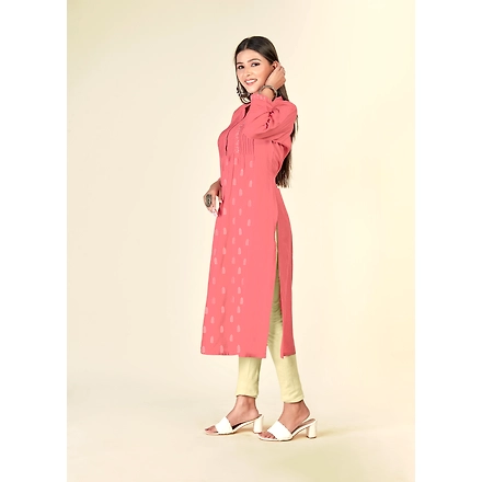 Rayon Daliy Wear Embroidery Kurti-L-3