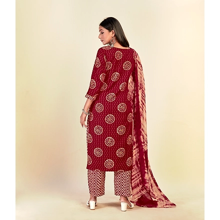 Royon Casual Wear Printed Kurti Set-XL-3