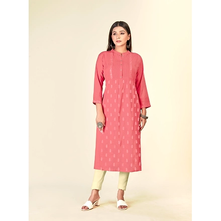 Rayon Daliy Wear Embroidery Kurti-nh2090-XXL