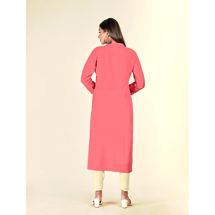 Rayon Daliy Wear Embroidery Kurti-XXL-4