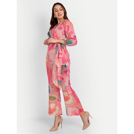 Pure Muslin Co-Ord Sets With Digital Print-S-2