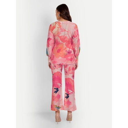 Pure Muslin Co-Ord Sets With Digital Print-M-3
