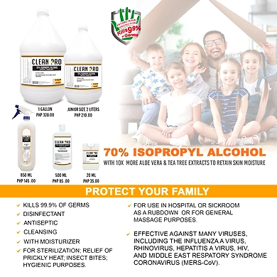 Clean Pro Isopropyl Alcohol 1 Gallon-DI03