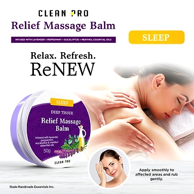 Clean Pro Relief Massage Balm Sleep 50G-1