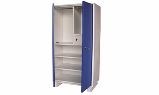 Double Door Steel Wardrove Almirah With Locker