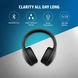 HP 500 Bluetooth Wireless Over Ear Headphone with Mic/ 1 Year Warranty(Black)-2-sm