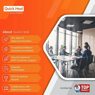 Quick Heal Total Security Latest Version - 3 PC, 1 Year-1