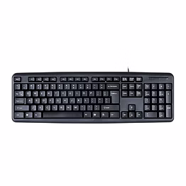 lapcare alfa keyboard 3 with adjustable kickstand, capslock indicator, usb 2.0 (black)