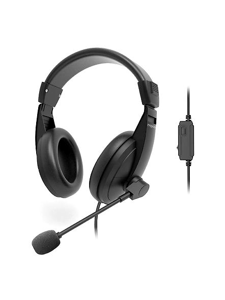 Rapoo HI50S Wired Stereo Headset (Black)-4