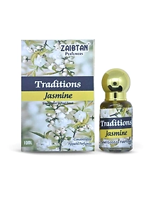 Zaibtan Traditions Jasmine concentrated apparel pocket attar for men and women Floral Attar (Mogra)