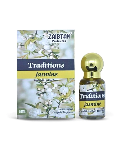 Zaibtan Traditions Jasmine concentrated apparel pocket attar for men and women Floral Attar (Mogra)-TraditionsJasmineconcentratedapparelattar