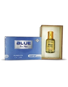 Zaibtan Blue concentrated apparel pocket attar for men Floral Attar (Natural)