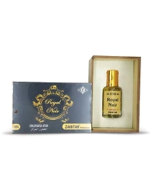 Zaibtan Royal noir concentrated apparel pocket attar for men and women Floral Attar (Natural)