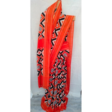 Cotton Telia Double Ikat Saree-ABTRDICS001