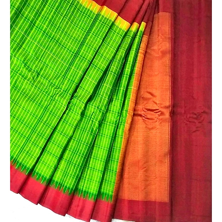 Gadwal Kuttu Pure Silk Saree-ABGKSS023