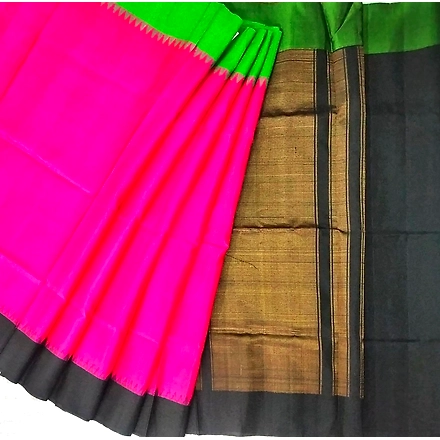 Gadwal Kuttu Pure Silk Saree-ABGKSS025