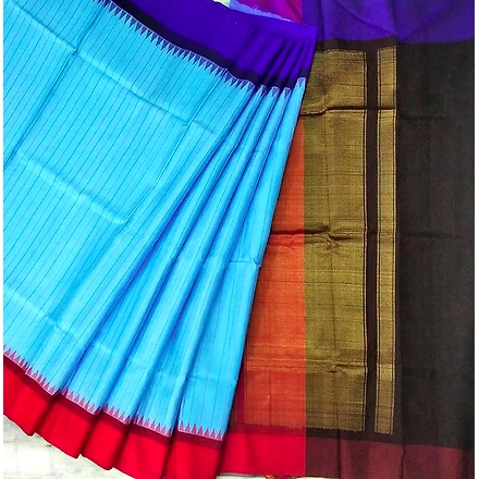 Gadwal Kuttu Pure Silk Saree-ABGKSS026