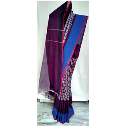 Ikat Cotton Saree-ABHSZWICS008