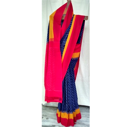 Ikat Cotton Saree-ABHSZWICS011