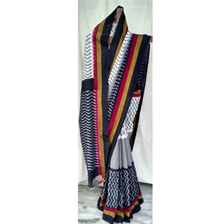 Ikat Cotton Saree-ABHSZWICS015