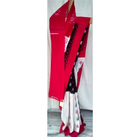 Ikat Cotton Saree-ABHSZWICS026