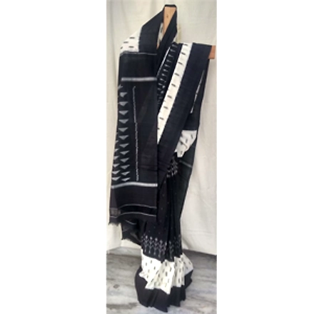 Ikat Cotton Saree-ABHSZWICS036