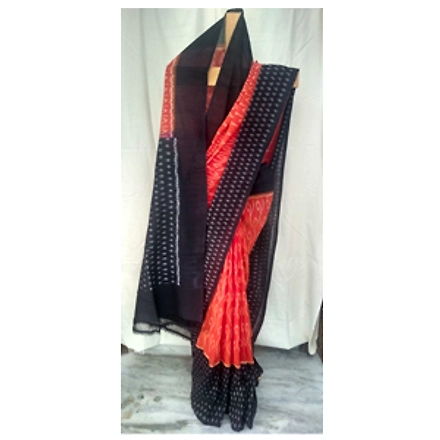 Ikat Cotton Saree-ABHSZWICS040