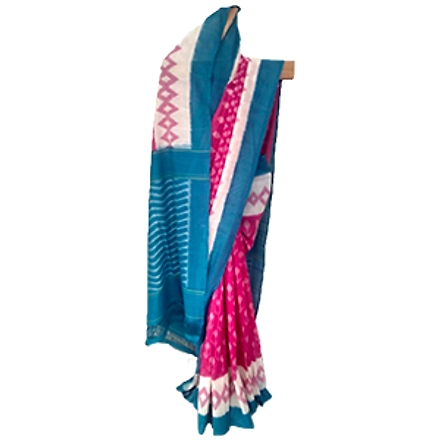Ikat Cotton Saree-ABHSZWICS041