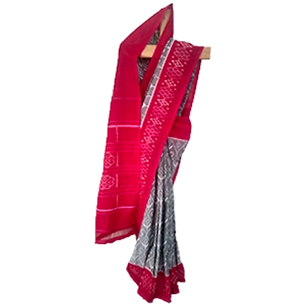 Ikat Cotton Saree-ABHSZWICS042