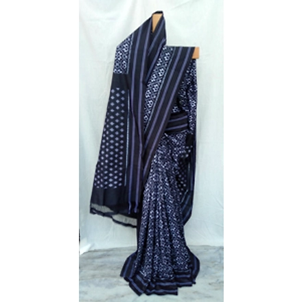 Ikat Silk Saree-ABICSS003