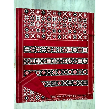 Silk Ikat Saree-ABHSITS001