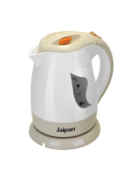 Jaipan VI-9003 1Ltr Electric Tea Kettle (White &amp; Cream)-JAIPAN18