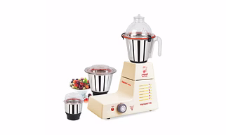 Jaipan 750-Watt Machines Fine Grinder with 3 Stainless Steel Jars