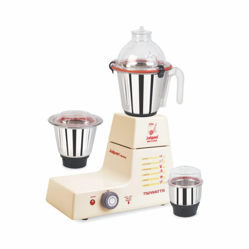 Jaipan 750-Watt Machines Fine Grinder with 3 Stainless Steel Jars-3