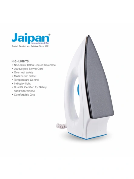 Jaipan Hot Plus Dry Iron 1000 W-2