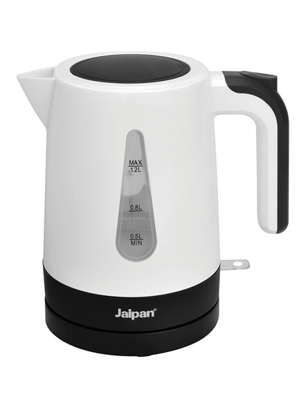 Jaipan JP-9009 1.2L 1200W Electric Tea Kettle (White/Black)-1