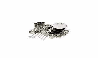 Jaipan 24 Pcs Stainless Steel Dinner Set