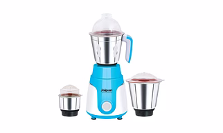 Jaipan Mega Star 550 Watts Mixer Grinder | 3 Stainless Steel Jars | Stainless Steel blades | 1 Year Warranty | Blue Colour