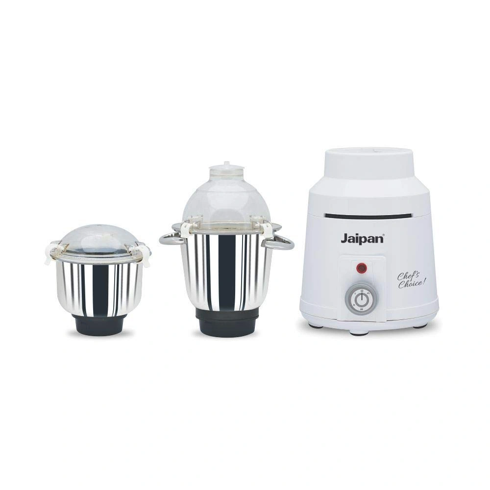 Jaipan 1400 Watts Hotel Star Mixer Grinder (White_)2 Jars-3