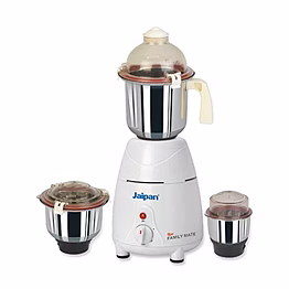 Jaipan 850 Watt Family Mate Mixer Grinder (White) 3 Jars