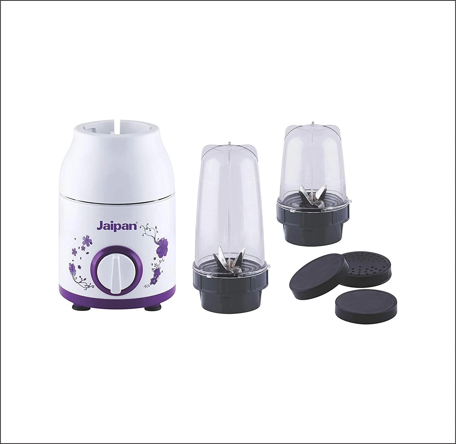 Jaipan Nutri Maxx 450 W Mixer Grinder (White)-2