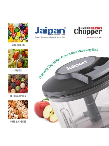 Jaipan Smart Handy Vegetable Food Chopper/Cutter for Kitchen (650Ml)-2