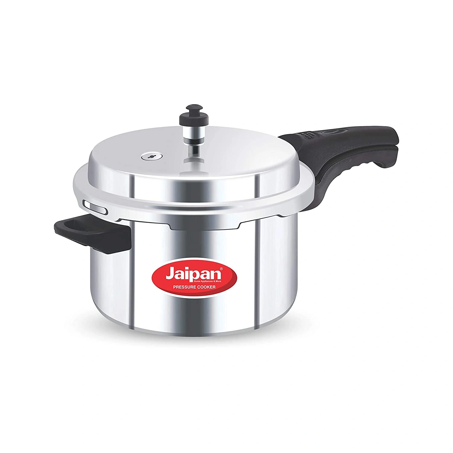 Jaipan Aluminium Star 5 Litres Pressure Cooker with Outer Lid,Silver-JPAP0100