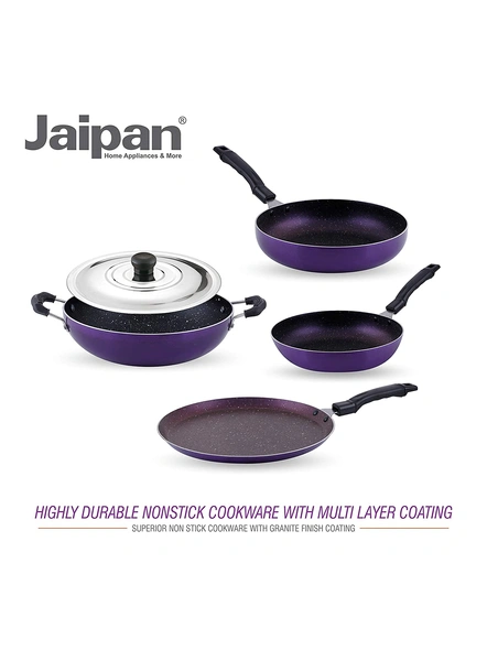Jaipan Non Stick Gift Set 4 Piece Purple (Purple)-3