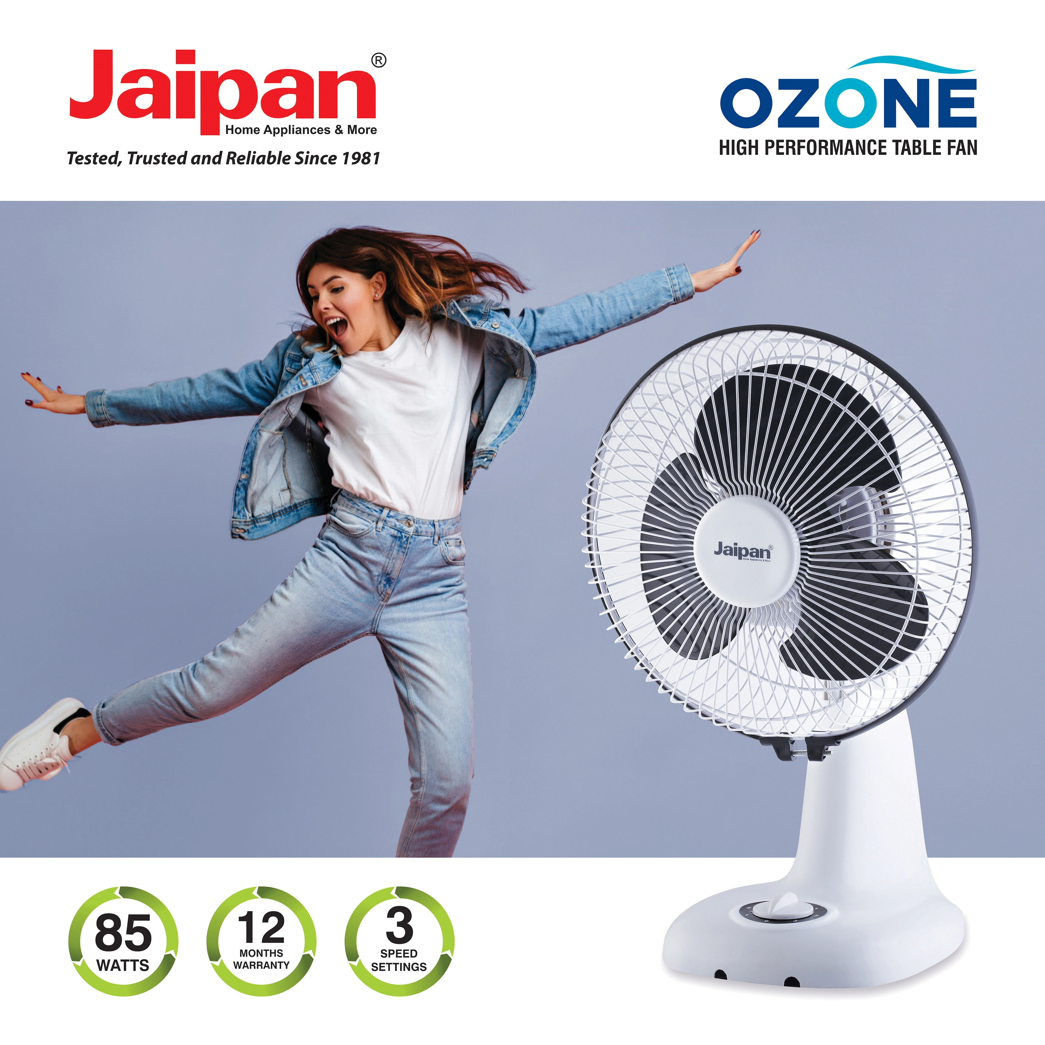 Jaipan Ozone Table Fan-3