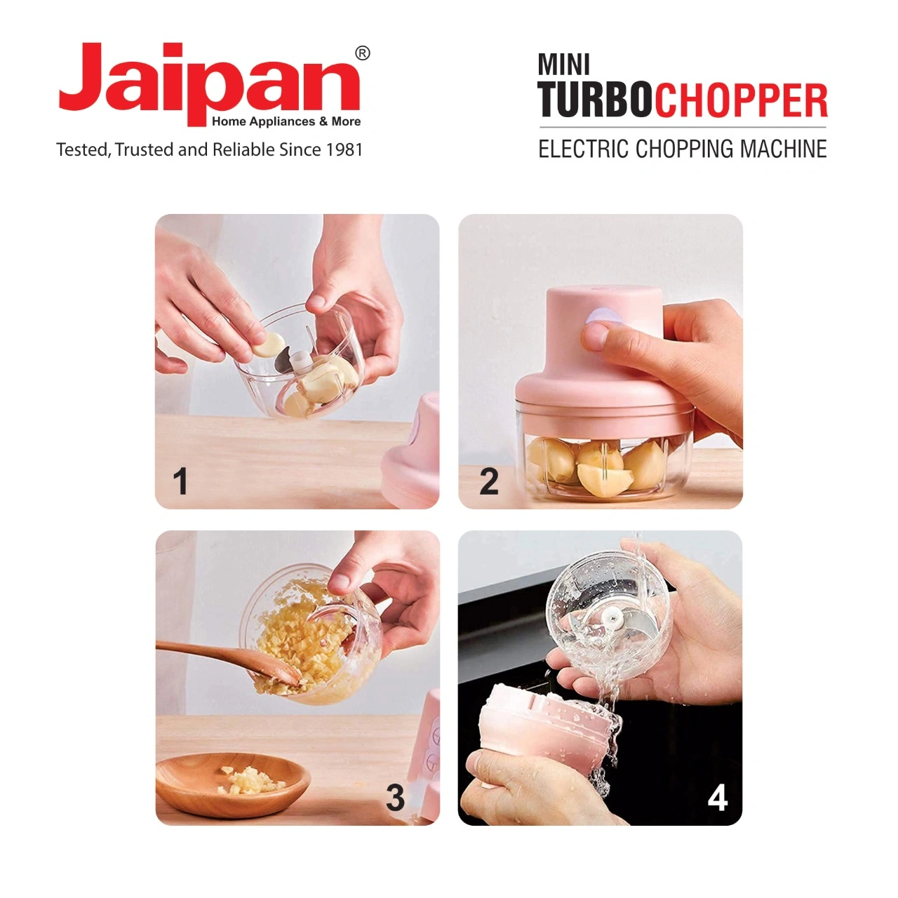 Jaipan Mini Turbo Chopper (USB Chopping Machine)-3